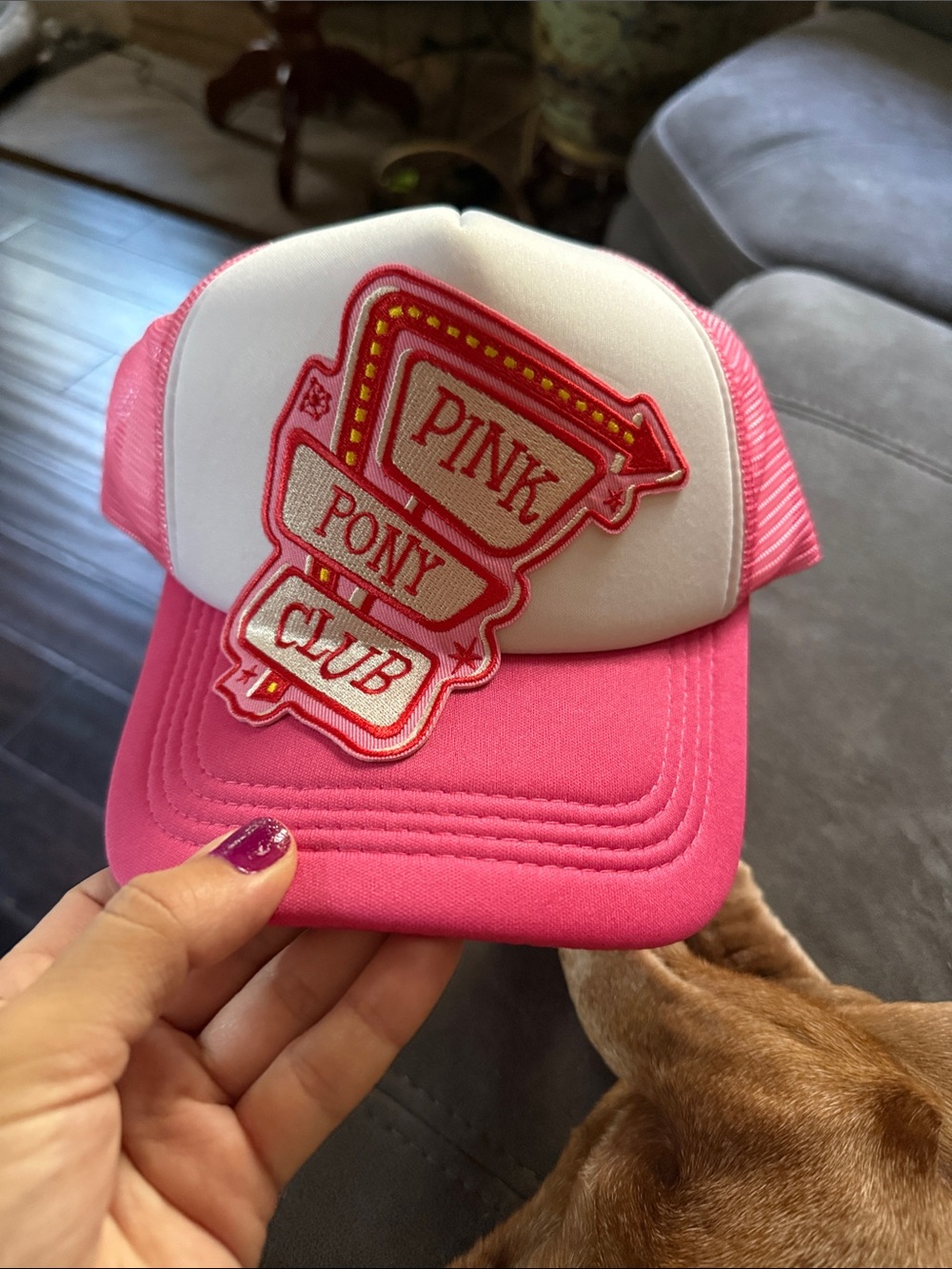 Pink Pony Club Pink Trucker Hat adult or kids unisex fit